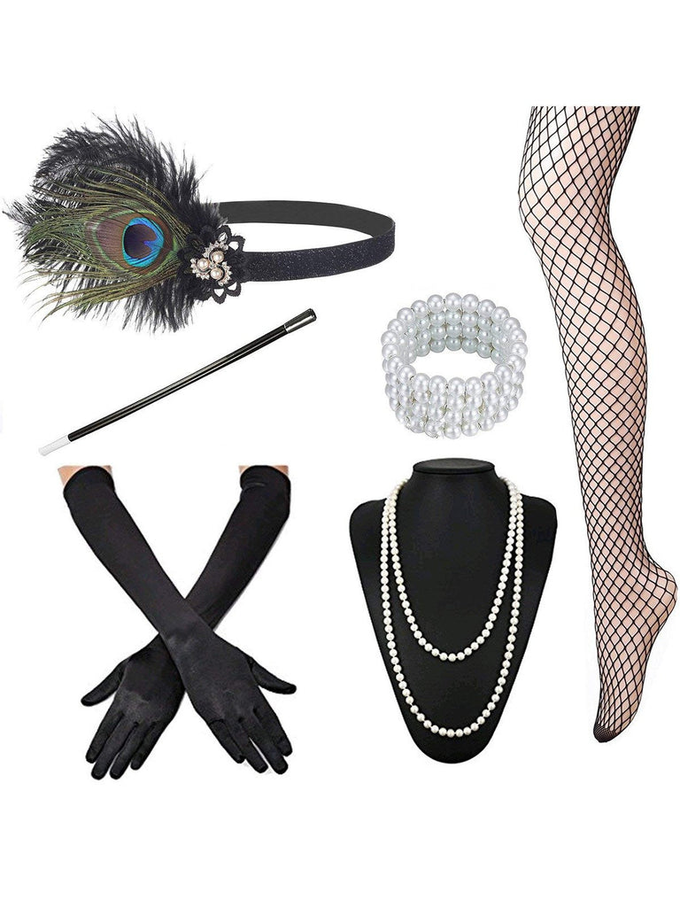 6PCS Set di accessori anni '20