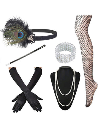 6PCS Set di accessori anni '20