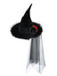 Cappello da strega vintage con punta Halloween