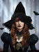 Cappello da strega vintage con punta Halloween