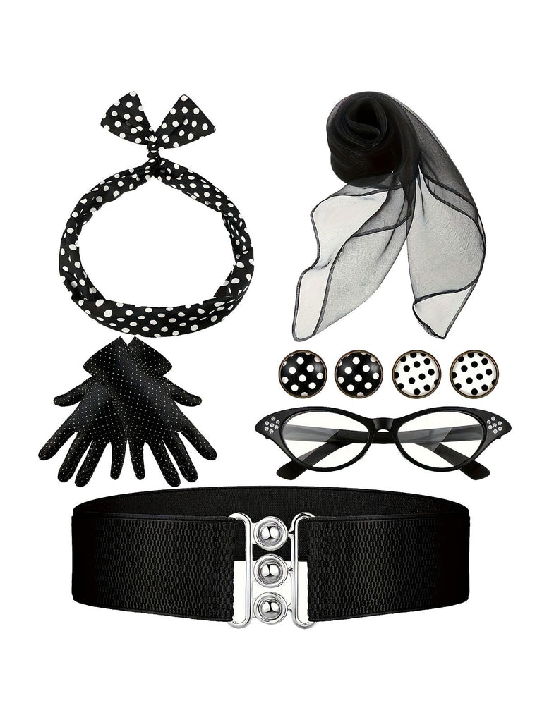 [Prevendita] Set di accessori retrò a pois anni '50