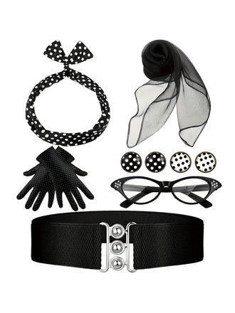 [Prevendita] Set di accessori retrò a pois anni '50