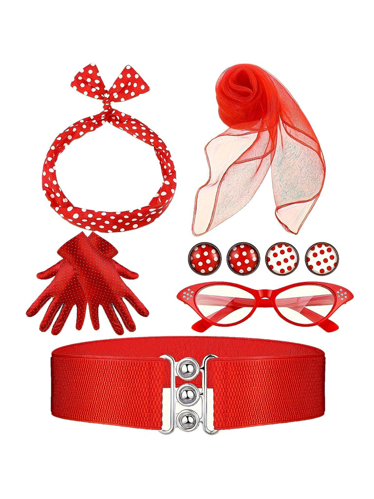 [Prevendita] Set di accessori retrò a pois anni '50