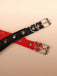 Collana girocollo in similpelle gotica per Halloween