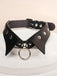 Collana girocollo in similpelle gotica per Halloween
