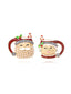 Tazza natalizia con Babbo Natale e la signora Claus