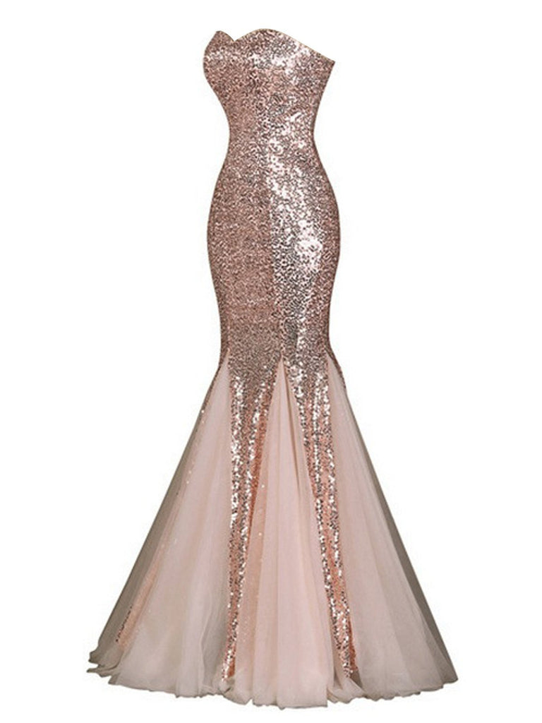 Abito con paillettes senza spalline vintage anni '30