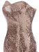 Abito con paillettes senza spalline vintage anni '30