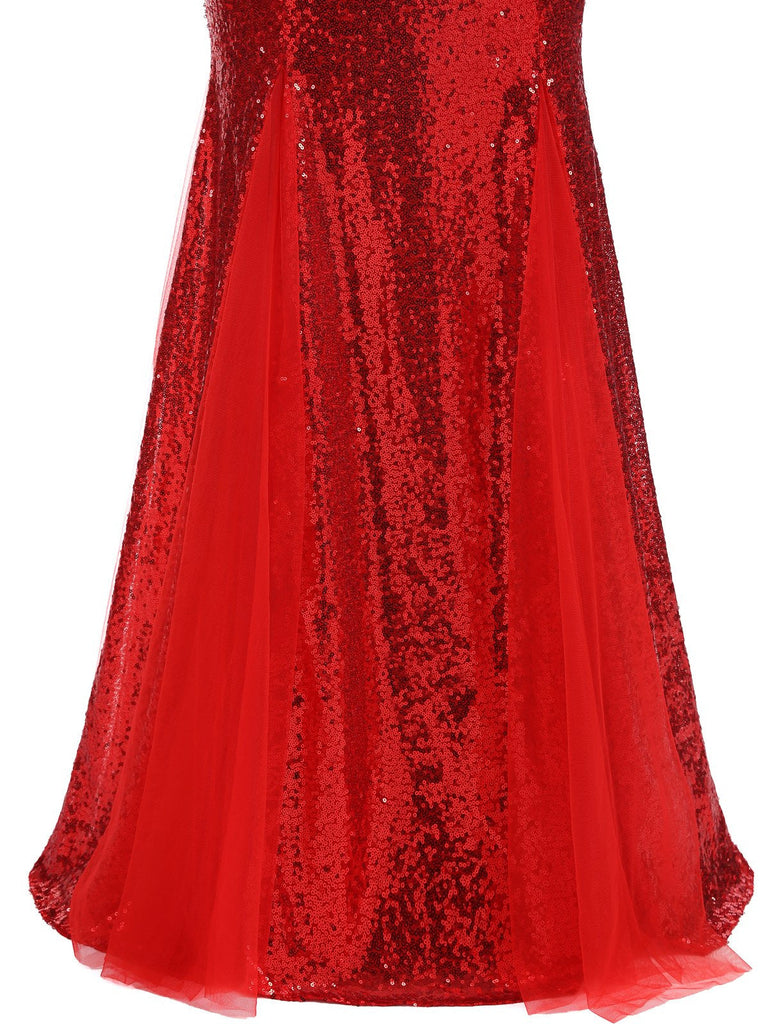 Abito con paillettes senza spalline vintage anni '30