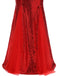 Abito con paillettes senza spalline vintage anni '30