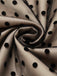 Abito a pois con set di accessori nero anni '50