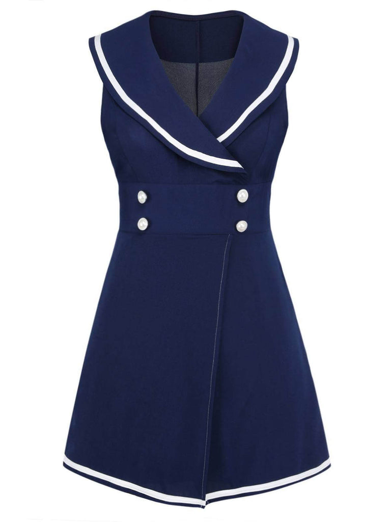 [Prevendita] Tuta corta da marinaio blu navy anni '50