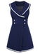 [Prevendita] Tuta corta da marinaio blu navy anni '50