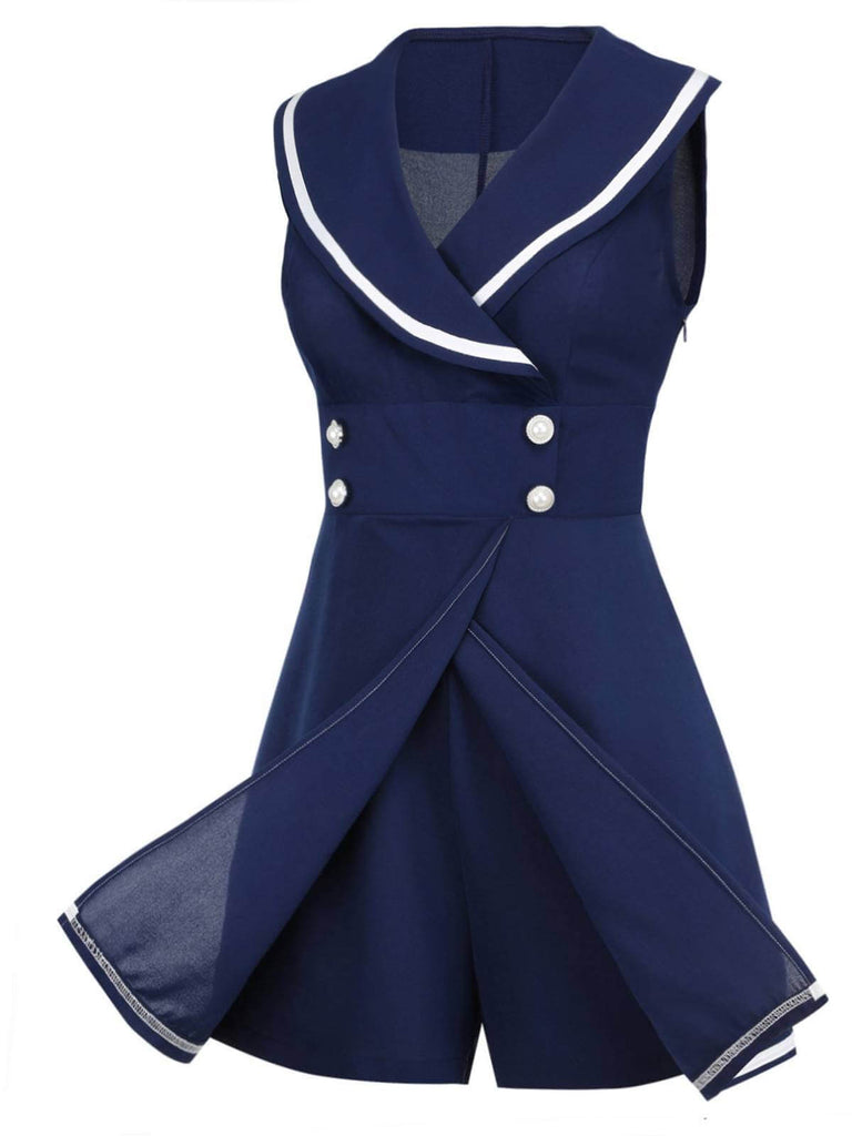 [Prevendita] Tuta corta da marinaio blu navy anni '50
