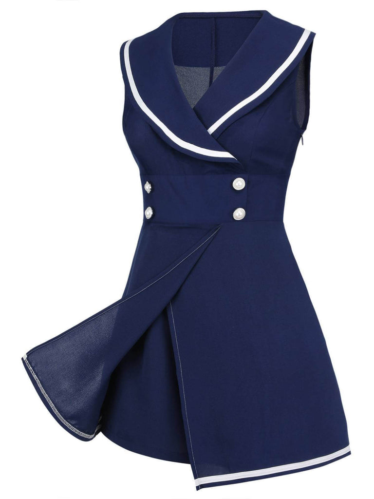 [Prevendita] Tuta corta da marinaio blu navy anni '50