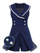 [Prevendita] Tuta corta da marinaio blu navy anni '50