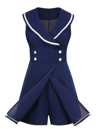 [Prevendita] Tuta corta da marinaio blu navy anni '50