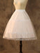 Sottogonna in pizzo patchwork bianco anni '50