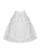 Sottogonna in pizzo patchwork bianco anni '50
