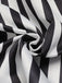 Gonna con bretelle a righe bianco e nero anni '50