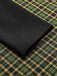 Abito in maglia plaid verde scuro anni '50