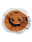Cappello da pipistrello in pizzo retrò arancione Halloween