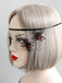 Cerchietto a rete con strass a forma di ragno Halloween