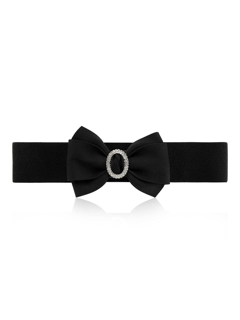 Cintura vintage elastica con fibbia ad arco