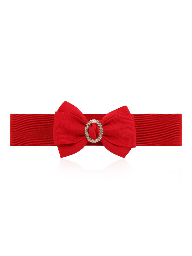 Cintura vintage elastica con fibbia ad arco