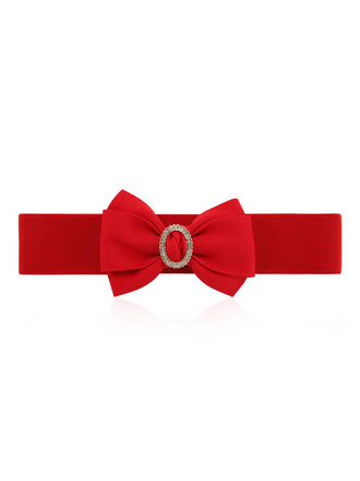 Cintura vintage elastica con fibbia ad arco