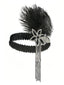 Copricapo con perline e paillettes stile Gatsby anni '20