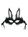 Maschera mezza faccia da coniglietto pasquale Halloween