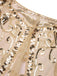Mantella vintage in paillettes di anacardi degli anni '20