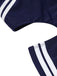 Costumi intero blu navy scollo a V e scollo a V anni '30