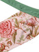 Costumi intero scollo all'americana stampa peonia verde anni '30