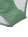 Costumi intero scollo all'americana stampa peonia verde anni '30