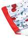 Costume da bagno bianco ciliegia anni '50
