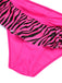 Set Bikini stampa zebrata spalline sottili rosa  anni '50
