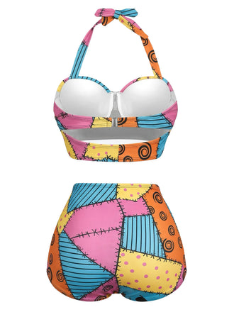 [Prevendita] Costumi con stampa floreale e lacci colorato anni '50