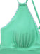 Set tankini con scollo a V profondo e schiena incrociata anni '40