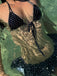 Set Bikini Nero con Volant con Allacciatura a Pois Anni '50 5