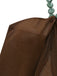 Brown 1940s Halter Solid Bikini & Cover Up Set 7