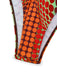 Set Bikini Arancione Psychedelic a Pois in Rete Anni '60 7