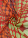 Set Bikini Arancione Psychedelic a Pois in Rete Anni '60 8