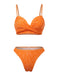 Set Bikini Anni '50 a Pois a Vita Alta e Copricostume