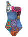 [Prevendita] Costume Multicolore Hippie Asimmetrico Monospalla Anni '60