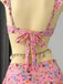 Bikini Set con Spalline a Volant con Bordi in Pizzo a Fiorellini Anni '40 8