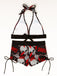 Set Bikini Punk con Teschio Rock Anni '80 4