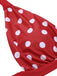 [Prevendita] Costumi scollo all'americana pois rosso anni '50