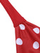 [Prevendita] Costumi scollo all'americana pois rosso anni '50